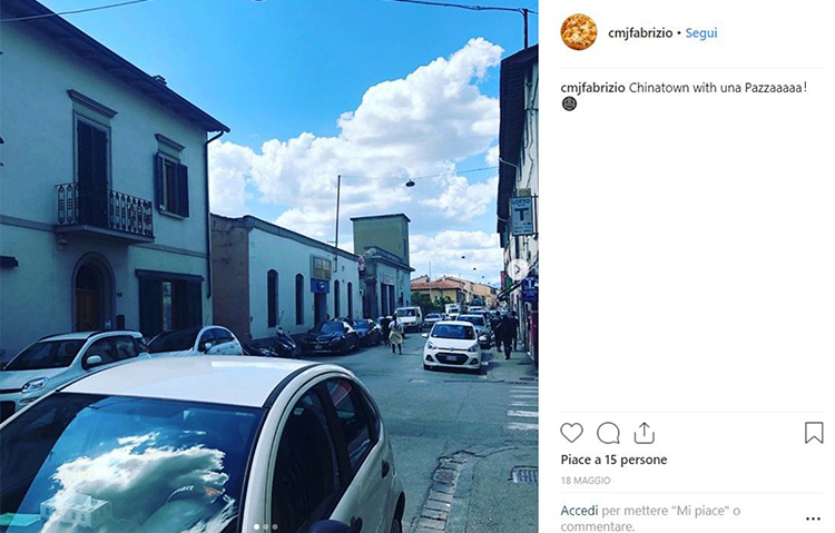 Una foto condivisa da un partecipante alla ricerca Macrolotto 0 visto con gli occhi dei giovani abitanti di origine cinese