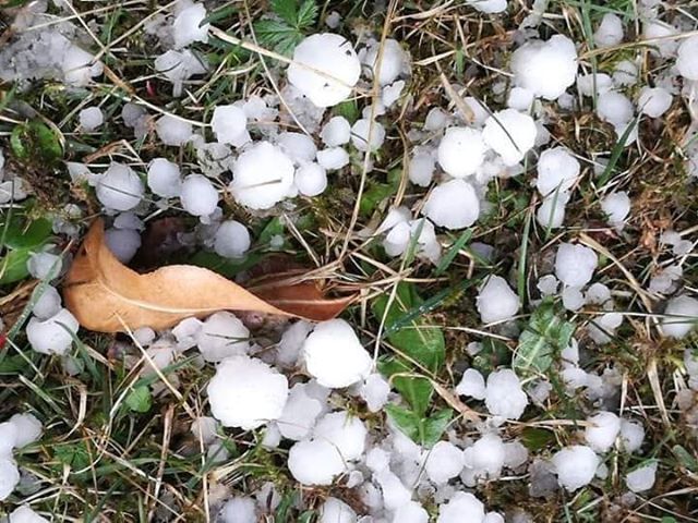 Maltempo Val di Bisenzio e grandine a Vaiano