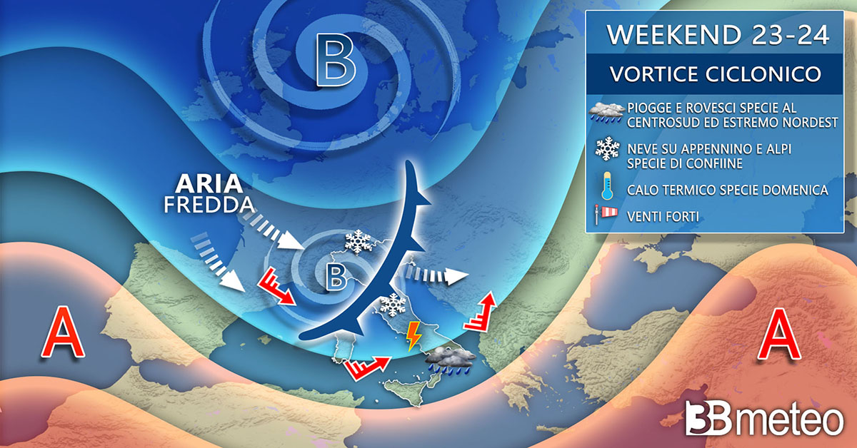 Week end maltempo gennaio
