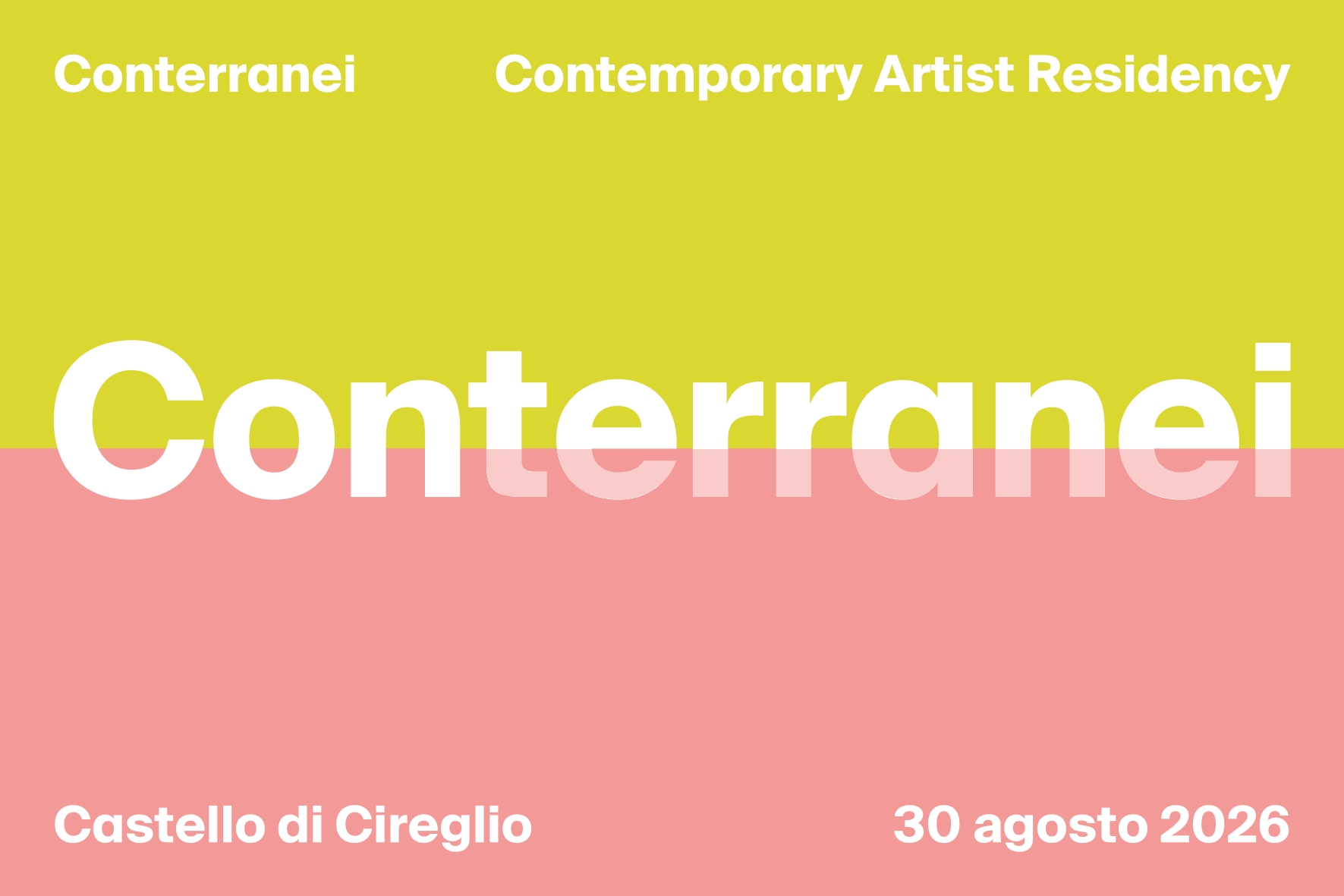Opere d'arte permanenti installate nel borgo di Castello di Cireglio per il progetto Conterranei.