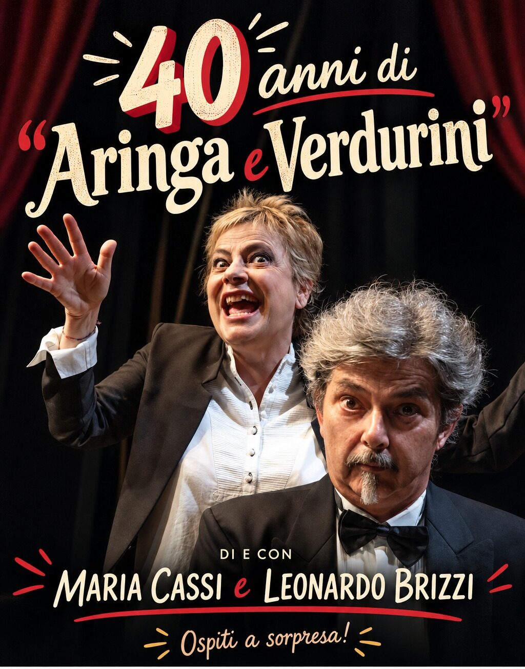 Locandina 40 anni di "Aringa e Verdurini"