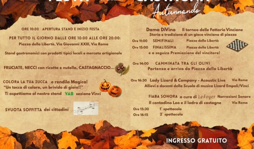 festa castagna 26 programma
